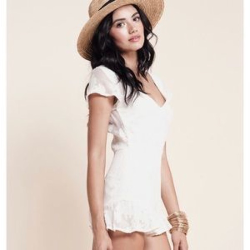 🍋 For Love And Lemons Pina Colada Romper S